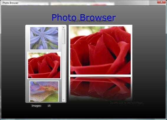 Photo Browser Avalon Application